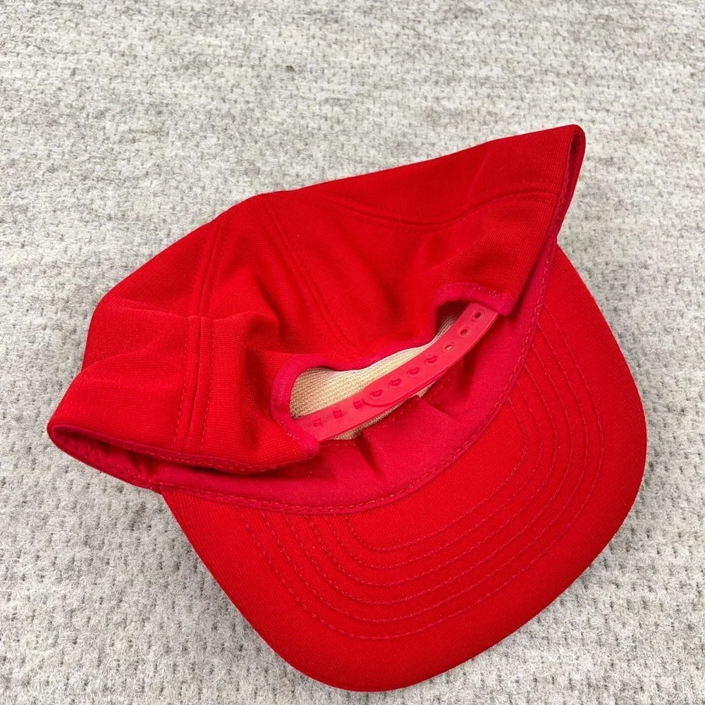 Vintage Georgia Central Railroad Hat Cap‎ Snapback Made In USA 80s Puffy Trains